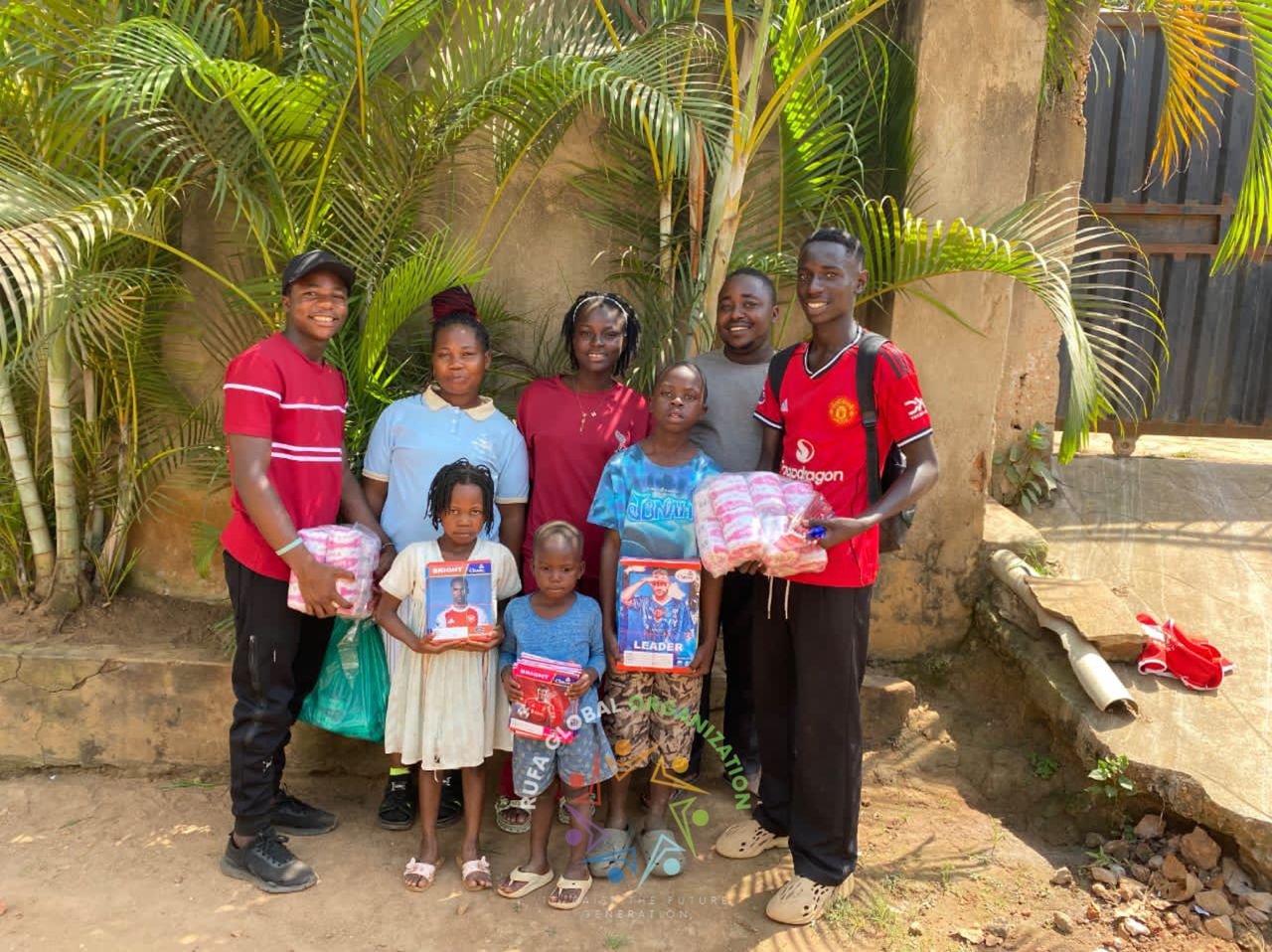 Happy African children